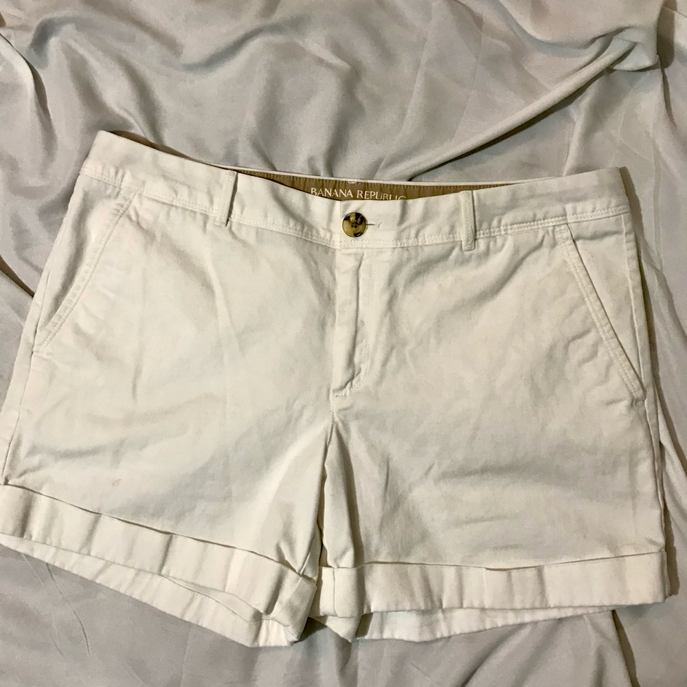 Banana Republic White City Chino Size 12 EUC